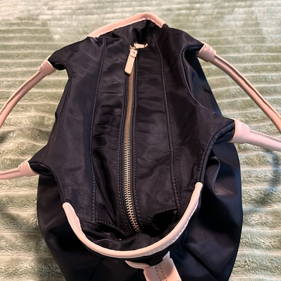 Kate Spade navy nylon bag a leather large shoulder bag - Picture 11 of 15